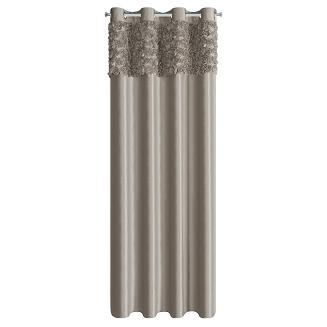 Zasłona gotowa na przelotkach ROSES 140x250 Eva Minge Eurofirany beżowy