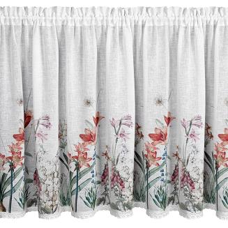 Firana gotowa na taśmie NEMEZJA 150x90 Eurofirany biały