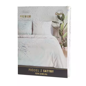 Pościel satynowa PREMIUM26 140x200 Eurofirany biały