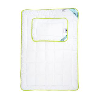 Bambusowy komplet dziecięcy 100x135 / 40x60 PANDA biały