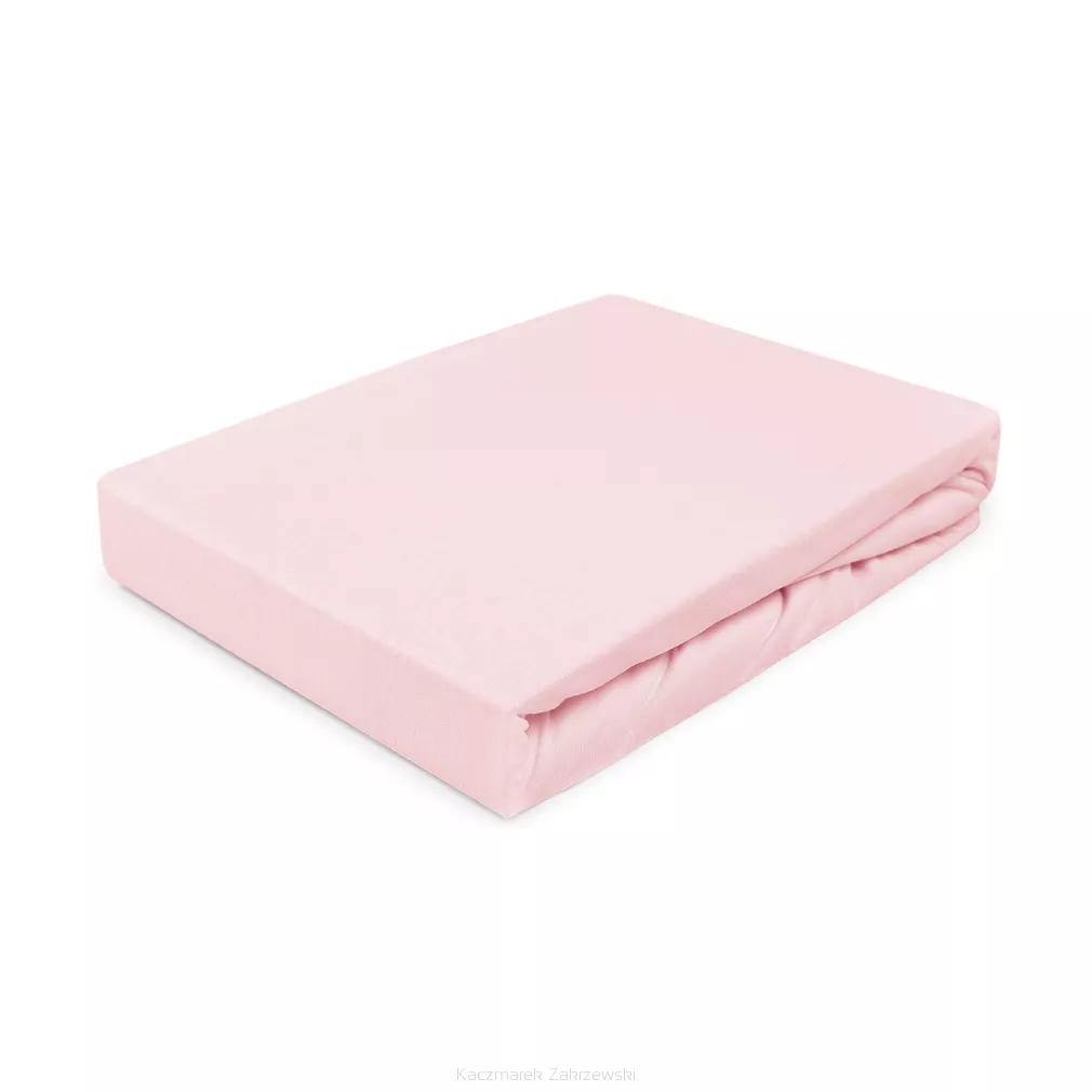 Prześcieradło jersey z gumką 60x120 Darymex jasnoróżowe