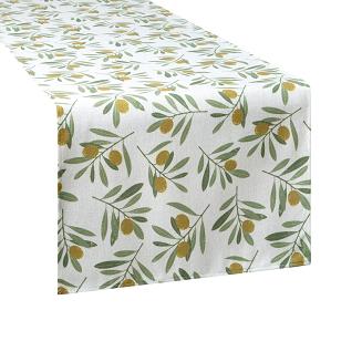 Obrus dekoracyjny ERIN 40x140 Eurofirany biały