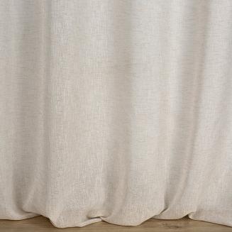 Zasłona gotowa na przelotkach ANGELICA 140x250 Eurofirany beżowy