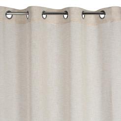 Zasłona gotowa na przelotkach ANGELICA 140x250 Eurofirany beżowy