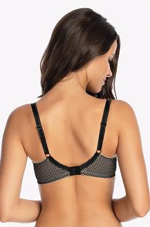 Biustonosz GAIA Semi-soft Celia 1088 półusztywniany czarno beżowy