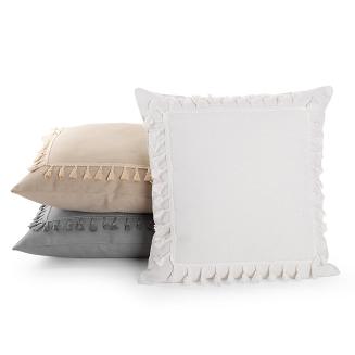 Poszewka dekoracyjna BOHO 45x45 Eurofirany kremowy