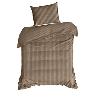 Pościel satynowa VERA 140x200 Eurofirany brązowy