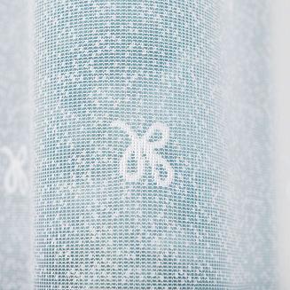 Firanka żakardowa gotowa na żabki KAROLINA 300x120 biała