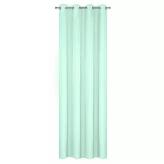 Zasłona gotowa na przelotkach ADORE 140x250 Design91 jasnomiętowy