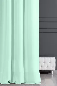 Zasłona gotowa na przelotkach ADORE 140x250 Design91 jasnomiętowy