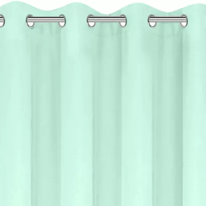Zasłona gotowa na przelotkach ADORE 140x250 Design91 jasnomiętowy