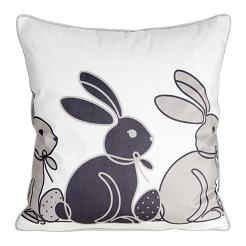 Poszewka dekoracyjna WIOSNA 45x45 Eurofirany biały