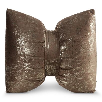 Poduszka dekoracyjna KOKARDA1 45x55 Eurofirany brązowa złocista