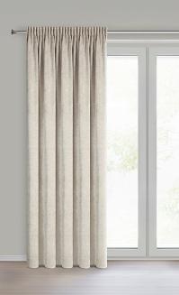 Zasłona gotowa NESKA 140x270 Eurofirany jasnobeżowy