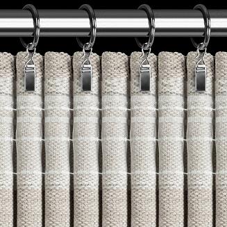 Zasłona gotowa NESKA 140x270 Eurofirany jasnobeżowy