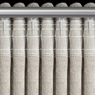 Zasłona gotowa NESKA 140x270 Eurofirany jasnobeżowy