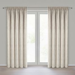 Zasłona gotowa NESKA 140x270 Eurofirany jasnobeżowy