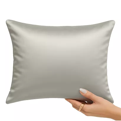 Poszewka satyna bawełniana SIN 70x80 taupe