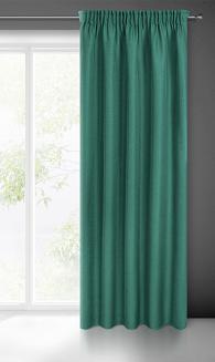 Zasłona gotowa na taśmie STYLE 140x270 Eurofirany zielony