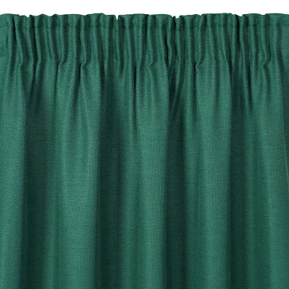 Zasłona gotowa na taśmie STYLE 140x270 Eurofirany zielony