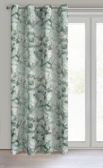 Zasłona gotowa na przelotkach GRACJA 140x250 Eurofirany miętowy