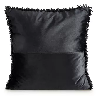 Poszewka dekoracyjna SHAGGY 45x45 Eurofirany czarny