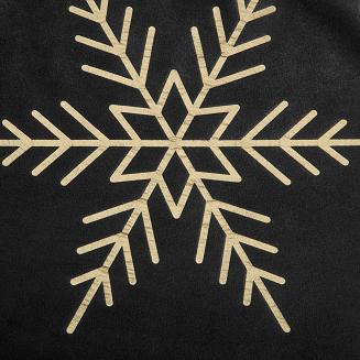 Obrus świąteczny 40x140 Eurofirany czarny