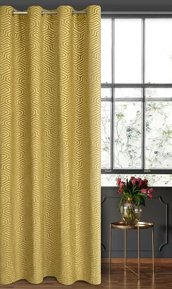 Zasłona gotowa na przelotkach INGA 140x250 Pierre Cardin Eurofirany złota