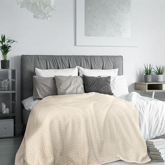 Koc narzuta CINDY 150x200 Design91 beżowy