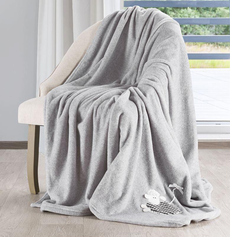 Koc narzuta SHEEP 150x200 Eurofirany stalowy