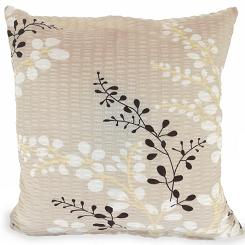 Poszewka z kory 70x80 wzór gałązki na beżowym tle