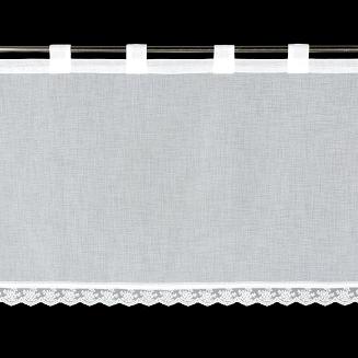 Firana gotowa na szelkach SUZAN 150x70 Eurofirany biały