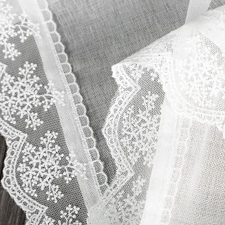 Firana gotowa na szelkach SUZAN 150x70 Eurofirany biały