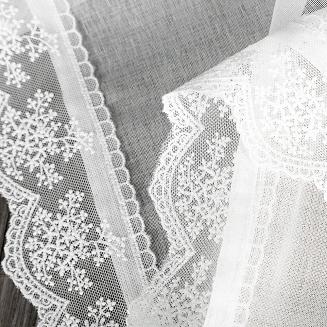 Firana gotowa na szelkach SUZAN 150x70 Eurofirany biały