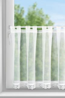 Firana gotowa na szelkach SUZAN 150x70 Eurofirany biały