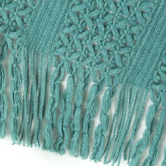 Koc narzuta AKRYL 130x170 Eurofirany ciemnomiętowy