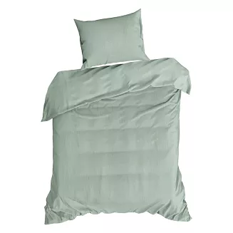 Pościel bawełniana MUSLIN 140x200 Eurofirany miętowa muślinowa