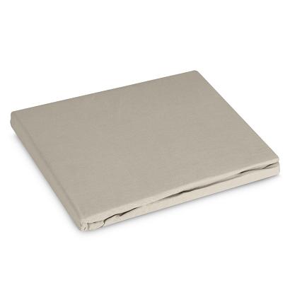 Prześcieradło satynowe z gumką BASIC 140x200 Eurofirany beżowy