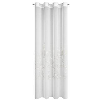 Firana gotowa na przelotkach ESTELLA 140x250 Eurofirany biały