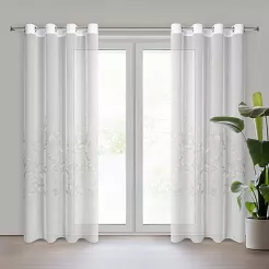 Firana gotowa na przelotkach ESTELLA 140x250 Eurofirany biały