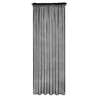 Firana gotowa na taśmie CELINE 140x250 Eurofirany czarny