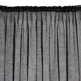 Firana gotowa na taśmie CELINE 140x250 Eurofirany czarny