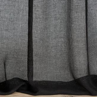 Firana gotowa na taśmie CELINE 140x250 Eurofirany czarny