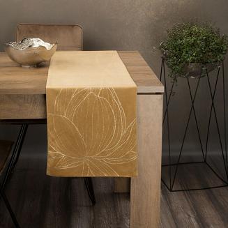 Obrus dekoracyjny BLINK 35x140 Eurofirany miodowy