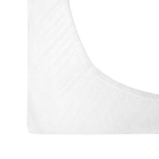 Prześcieradło flanelowe z gumką 160x200 Darymex białe