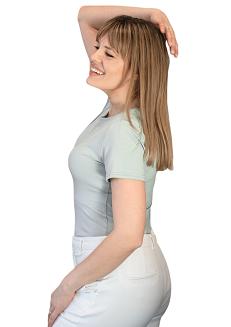 Koszulka damska z krótkim rękawem CARLA miętowa