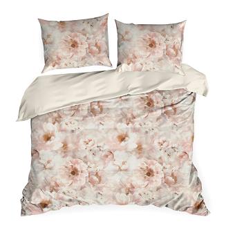 Pościel bawełniana FLORINA 140x200 Design91 jasnoszary