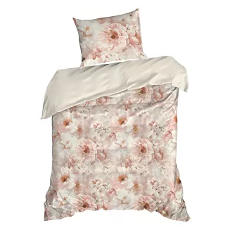 Pościel bawełniana FLORINA 140x200 Design91 jasnoszary