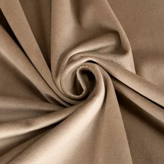 Zasłona gotowa na przelotkach ROSA 140x250 Design91 ciemnobeżowy