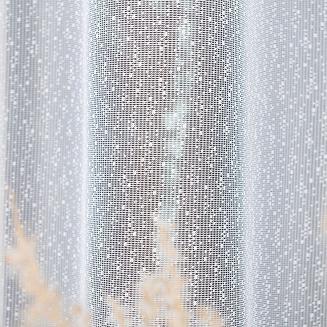 Firanka żakardowa gotowa na żabki ŻAKLINA 400x160 biała